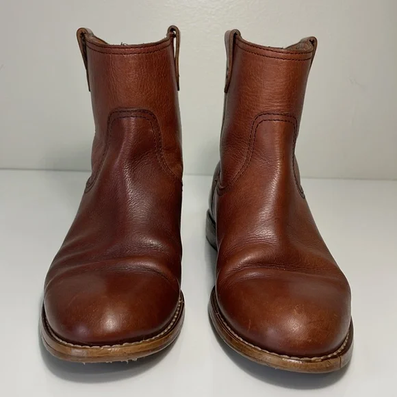 Madewell Brown Ankle Boots - Picture 3 of 13